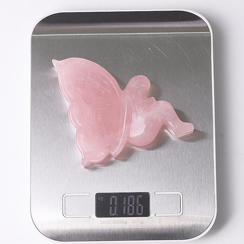 3.3" Rose Quartz Fairy Crystal Carvings Best Crystal Wholesalers