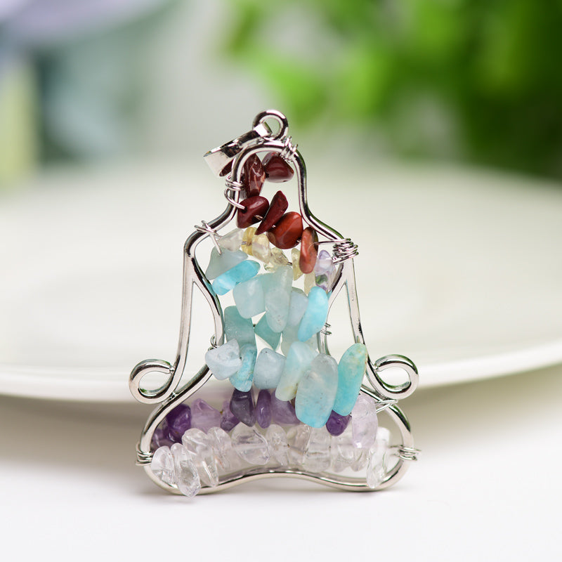 1.8" Chakra Crystal Pendant Bulk Crystal wholesale suppliers