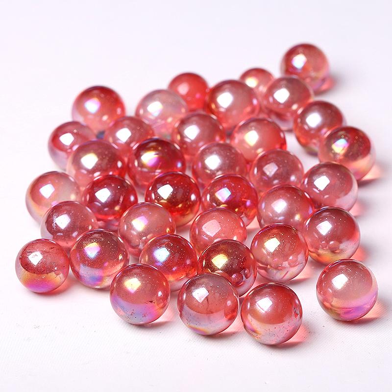 0.5-0.7'' High Quality Red Aura Crystal Spheres Crystal Balls for Healing Best Crystal Wholesalers