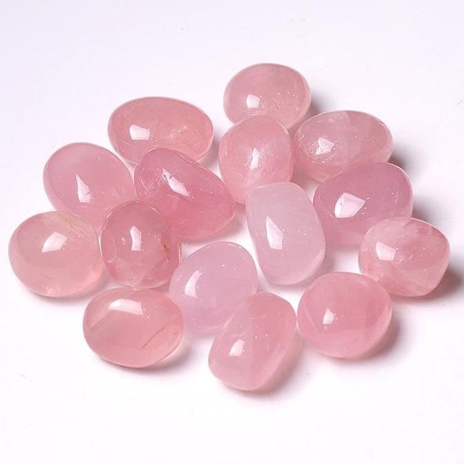 0.1kg Rose Quartz bulk tumbled stone Best Crystal Wholesalers