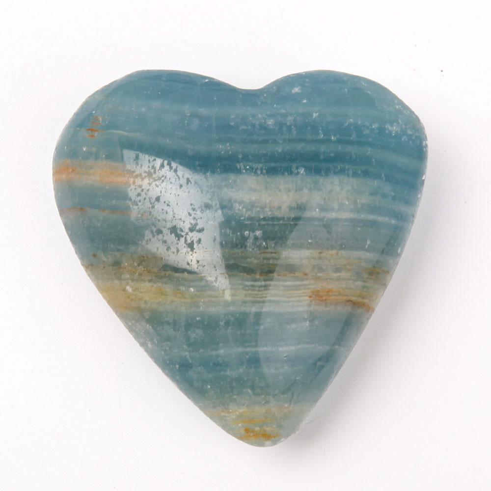 Blue Onyx Heart Shape Carvings