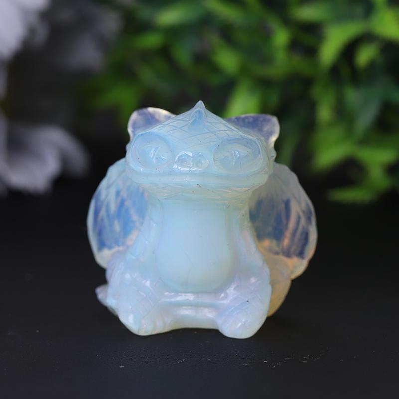 2" Opalite Toothless Crystal Carvings Cartoon Bulk Best Crystal Wholesalers